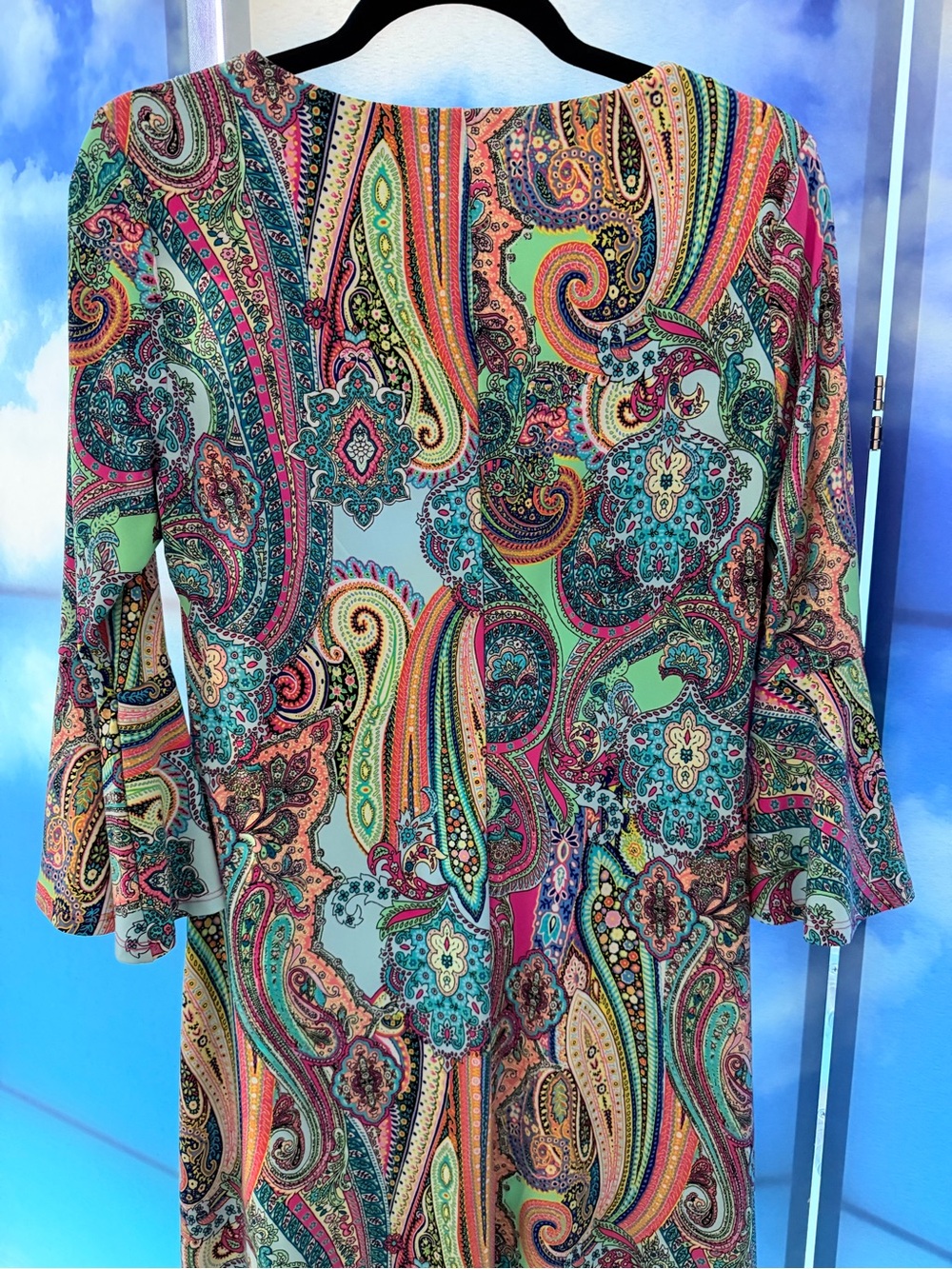 Tommy Hilfiger Multicolor Paisley Bell-Sleeve Tunic